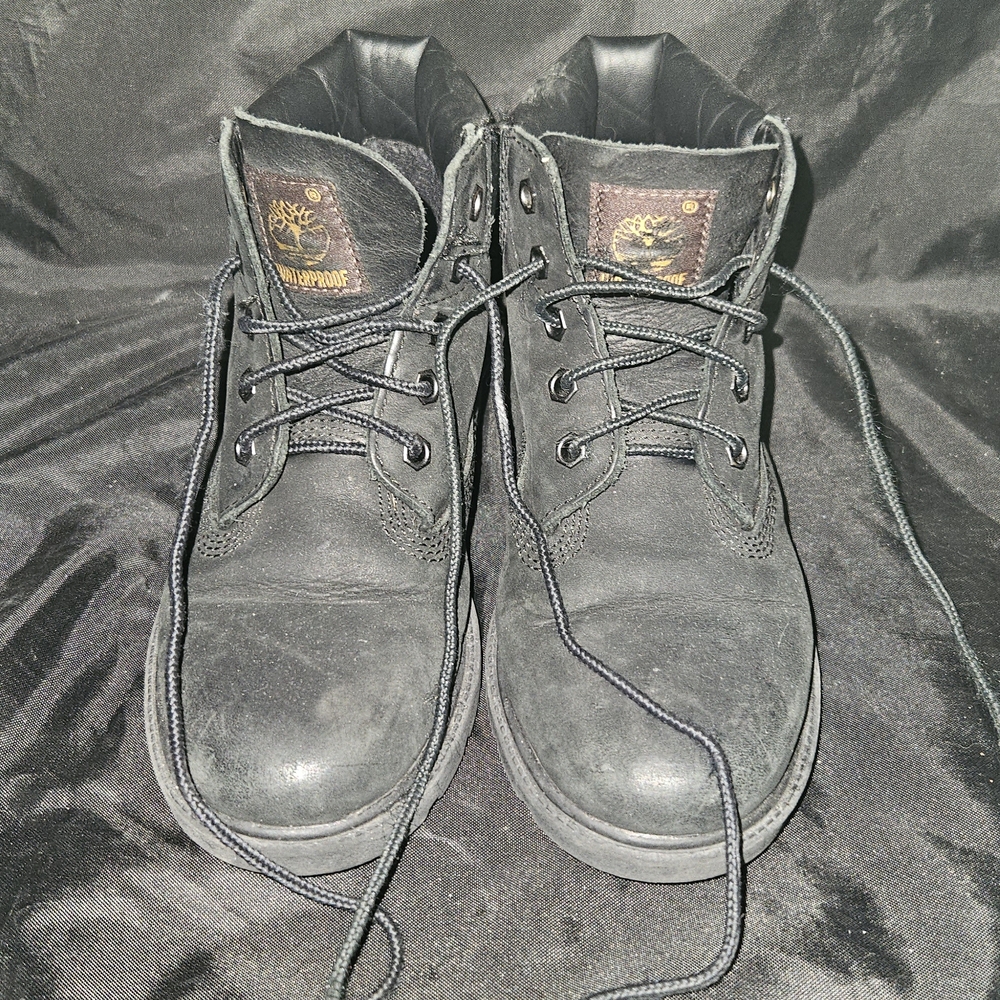 Timberland Men’s Black Waterproof Leather Boots